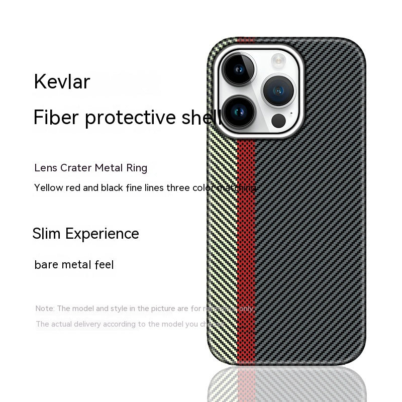 Kevlar Mobile Phone Shell Carbon Fiber Protective Sleeve