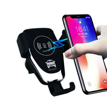 10W QI Wireless Fast Charging Car Charger With Automatic Clamping