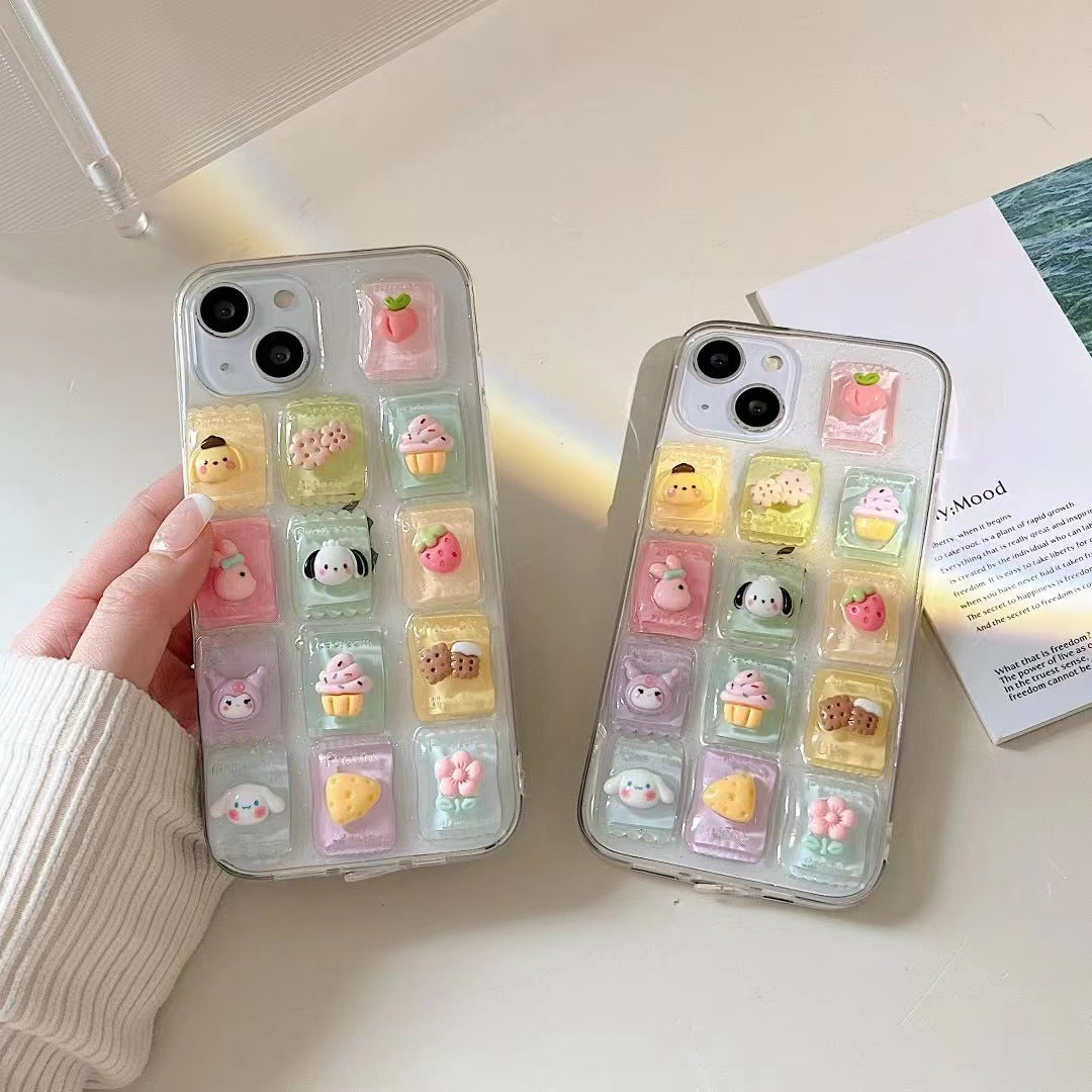 Creative Adhesive Candy Mobile Phone Shell