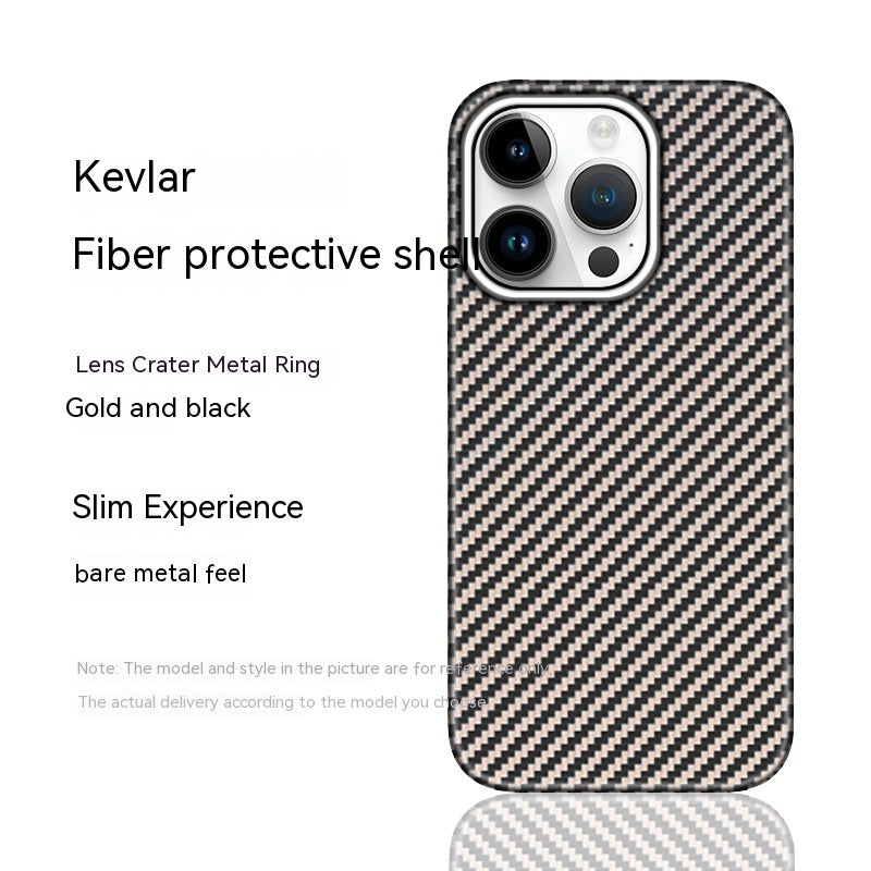 Kevlar Mobile Phone Shell Carbon Fiber Protective Sleeve