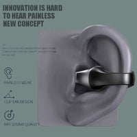 Bone Conduction Sports Headphone, Bluetooth 5.2 HIFI, Handsfree Noise Canceling Headset With Mic