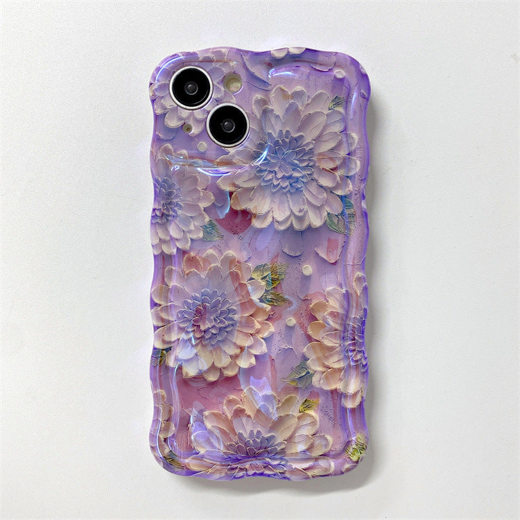 Suitable For Art Oil Painting Flowers 13promax Mobile Phone Case